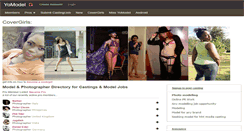 Desktop Screenshot of agirlmagazine.yomodel.com